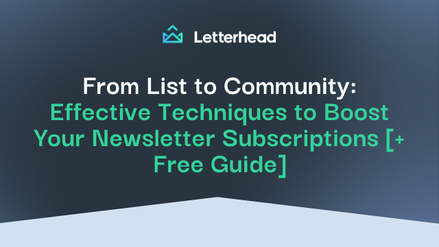 From List to Community and Free Guide included